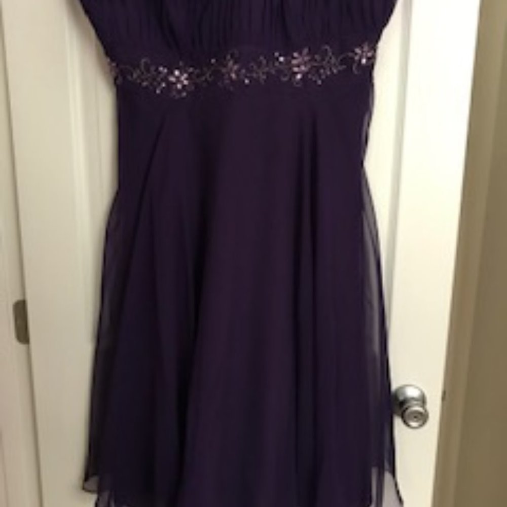 Strapless Mori Lee/Madeline Gardner Evening Dress